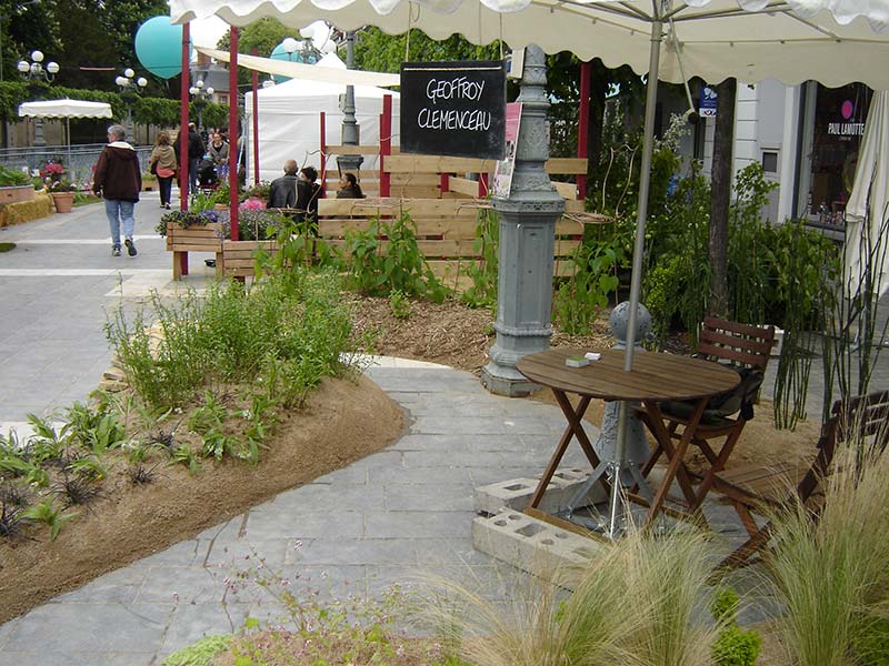 Le jardin éphémère de Fontainebleau